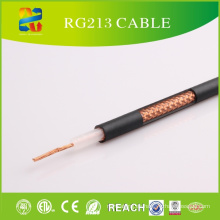 Cable coaxial Rg213 de la alta calidad de la chaqueta del PVC de 50ohm (CE, ETL, RoHS, REACH, UL aprobado)